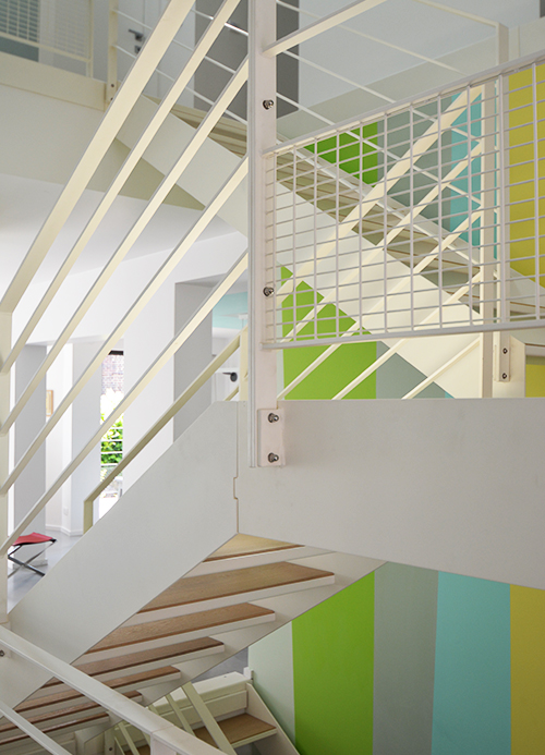 L'escalier blanc